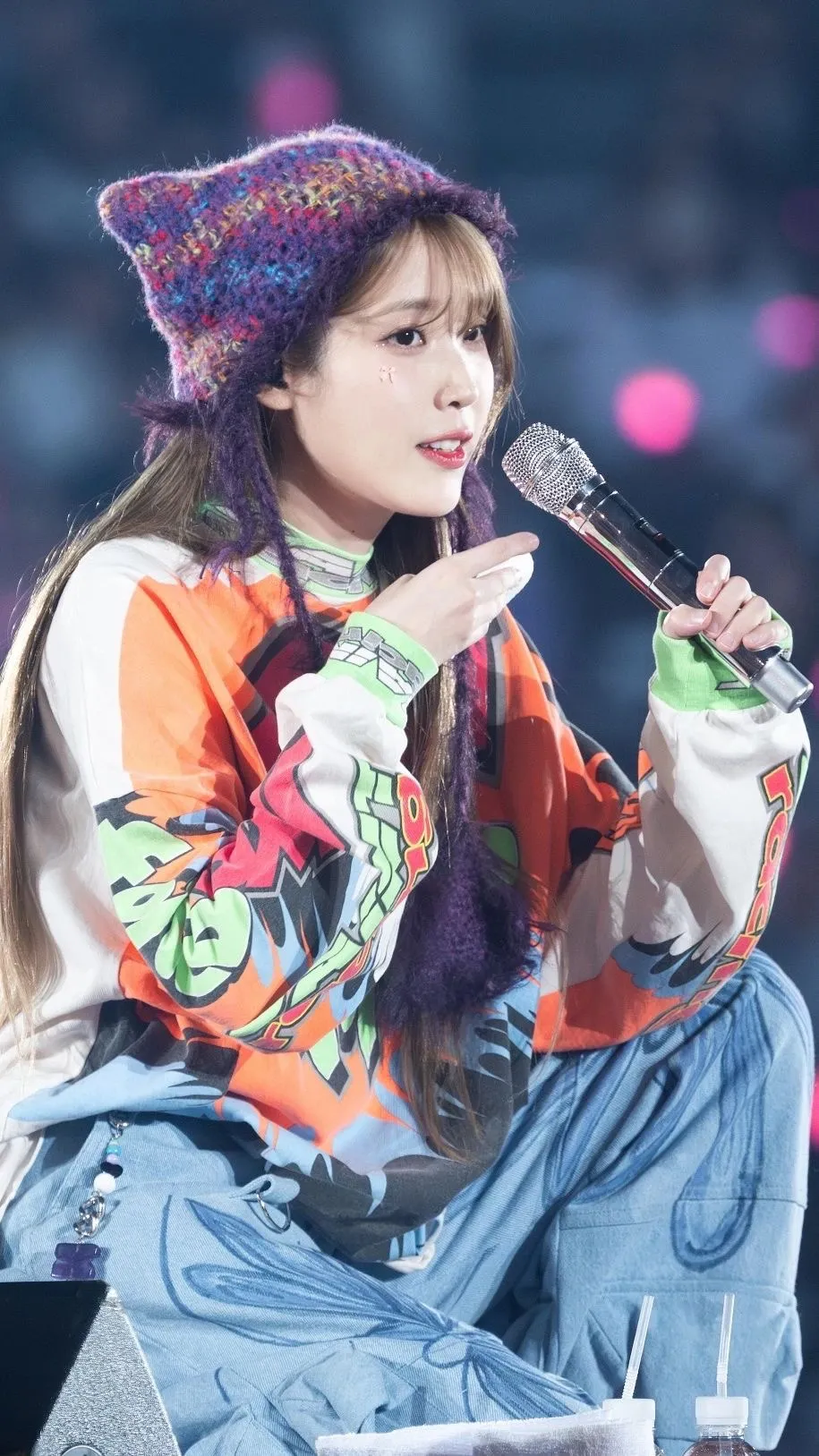 Today IU's upper body blessing SAINT MICHAEL 24SS SAINT FORCE L/S TEE new racing retro long sleeve beige S-XL